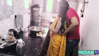Hot Desi Bhabhi Kitchen Sex With Husband