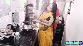 Hot Desi Bhabhi Kitchen Sex With Husband
