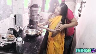 Hot Desi Bhabhi Kitchen Sex With Husband