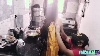 Hot Desi Bhabhi Kitchen Sex With Husband