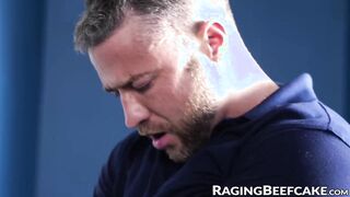 Horny jock Jim Fit rimmed and milked by Muscle jock Colby