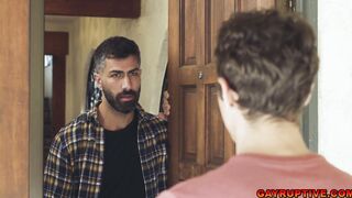 Jayden Marcos deepthroats Adam Ramzis cock