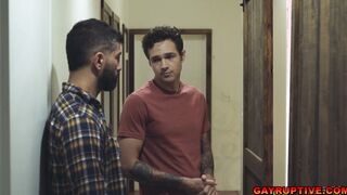 Jayden Marcos deepthroats Adam Ramzis cock
