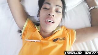 Fucking a Filipina Flight Attendant