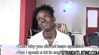 Straight guy endures bareback BBC pounding