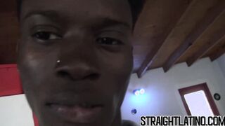 Straight guy endures bareback BBC pounding