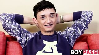 Indian dude Casey Xander enjoys his solo session time