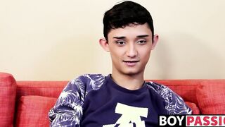 Indian dude Casey Xander enjoys his solo session time