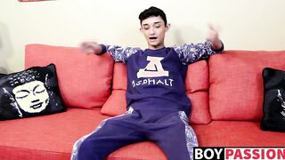 Indian dude Casey Xander enjoys his solo session time