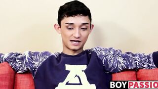 Indian dude Casey Xander enjoys his solo session time