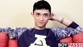 Indian dude Casey Xander enjoys his solo session time