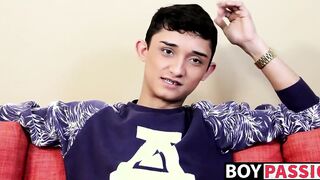 Indian dude Casey Xander enjoys his solo session time