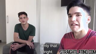 Latino twinks have their first intimate gay sex session