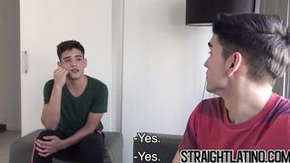 Latino twinks have their first intimate gay sex session