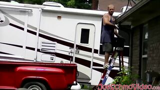 Matt stops by to help out around the place in a special way
