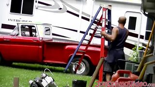 Matt stops by to help out around the place in a special way