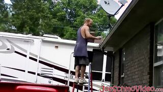 Matt stops by to help out around the place in a special way