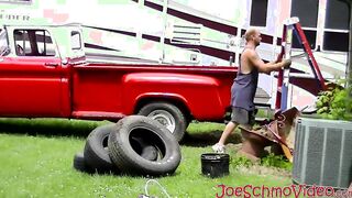 Matt stops by to help out around the place in a special way