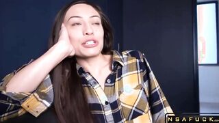 Perfect Brunette Girlfriend Fucks Boyfri