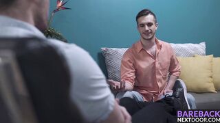 Barebacked stud Connor Halsted enjoys his therapy session