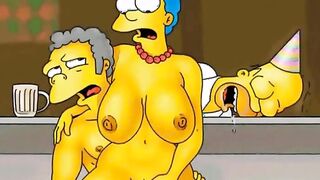 Marge Simpson cheating wife movie