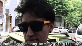 Latin straight dude suck dick and gets barebaced for money