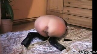 hard Anal BDSM training for slave Ashley