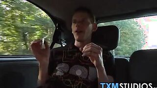 Twinks Josh, Danny and Todd breeding in the back seat