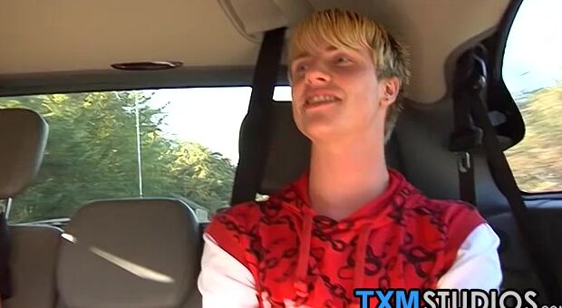 Twinks Josh, Danny and Todd breeding in the back seat