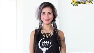 CARNE DEL MERCADO Hispanic milf Laura Montenegro Hard Drilled