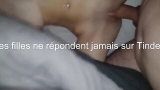 Elle a du mal a encaisser le chibre enorme de