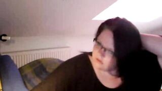 Turned On Fat BBW plumper friend masturbating her twat-two