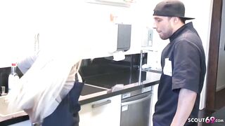 Tight Tini Seduce Pounded by Long Cock Boss at Work