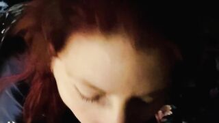 View this redheaded wifey suck dick and got cum inside