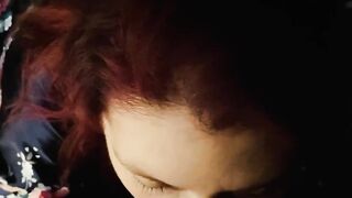 View this redheaded wifey suck dick and got cum inside