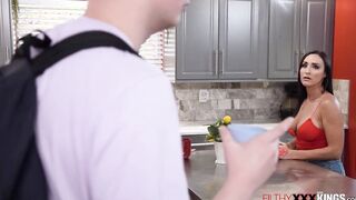 Stepson fucking his stepmom and her bff