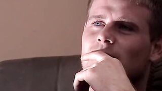 Gorgeous twink Keith receives a nice head from a sexy Jason