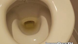 Japanese teeny filmed during solo pissing time