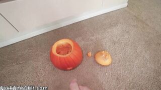 Sneaky Step Bro Puts His Dick In a Pumpkin & Tricks Me