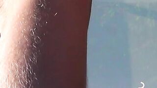 Ryan teasing his cock after he smokes and chills outside