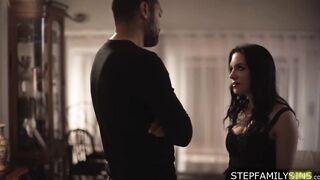 Petite brunette sucking stepcousins bbc