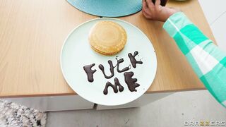 The two cheaters fuck all over the kitchen