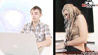 british blonde curly hair 19 yo pounded