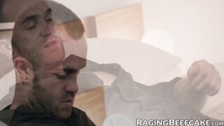 Sexy hunk Jason Radiz stuffed with Jack Andys hairy cock