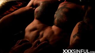 Tantalizing girl enjoys passionate sex with handsome guy