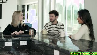 Stepmom helping her stepson shoot porn