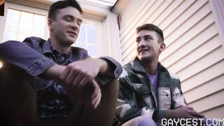Big brother takes little brother's virginity!