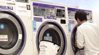 Seduced By Beautiful Japanese Girl At Coin Laundry