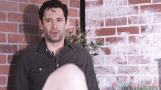 Hot daughter fucks her stepdad for her cam audience