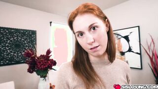 Stepbrother stuffing his horny stepsister